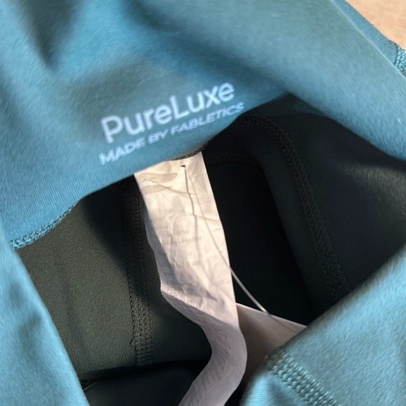 NWT- Fabletics PureLuxe HW Pocket Full Length Leggings -EVERPINE (27”)REG INSEAM - Picture 6 of 10